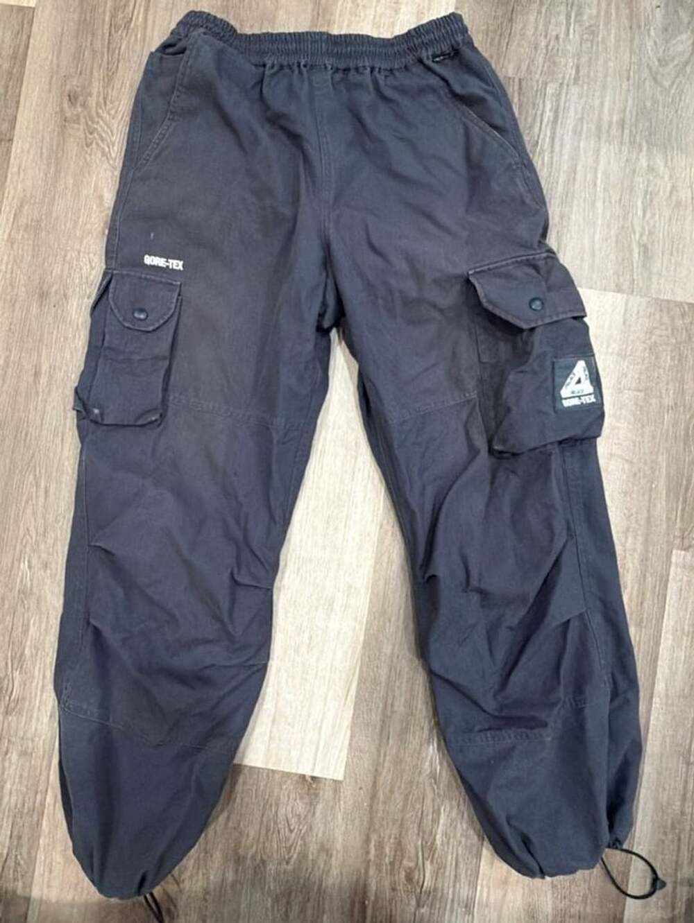 Palace Gore-Tex Cargo Pants Size L Navy Ripstop